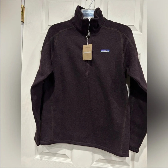 Patagonia Sweaters - Patagonia Women's M Medium Better Sweater 1/4 Zip Pullover Purple NWT